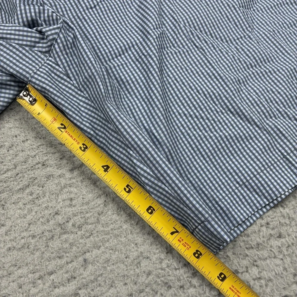 Adidas Ultimate365 Golf Shorts Men's 32 Blue Gray Gingham Woven Tech NEW